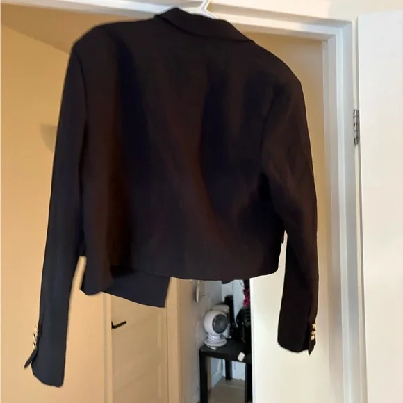 Dynamite Black Blazer with Gold Buttons - Picture 2 of 3